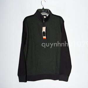 Ted Baker Quarter Zip Men’s Textured Pullover IN BLUE